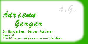 adrienn gerger business card